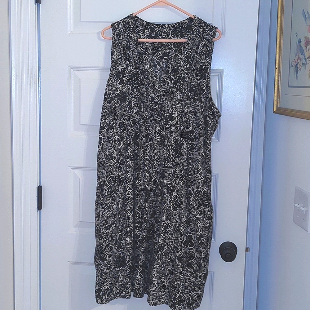 Super cute Sonoma XXL linen blend sleeveless dress